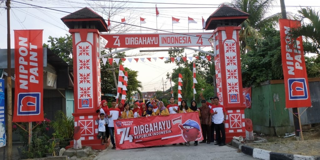 Gapura Cantik di Jalan Meranti RT.016 Kel. Karang Anyar