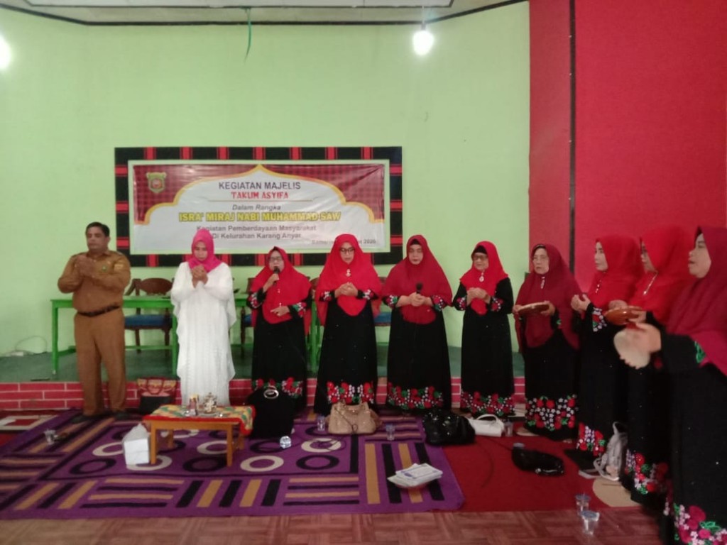 Peringatan Isra Mi’raj bersama Majelis Ta’lim Asyifa Karang Anyar