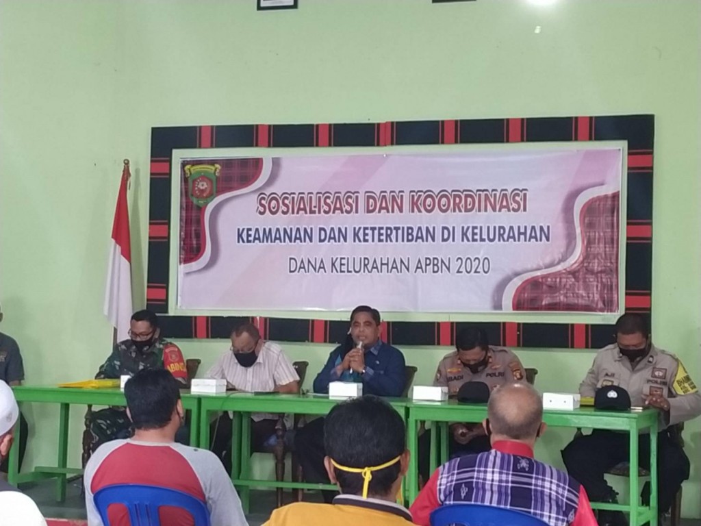 Sosialisasi dan Koordinasi Keamanan dan Keteriban di Kelurahan Karang Anyar
