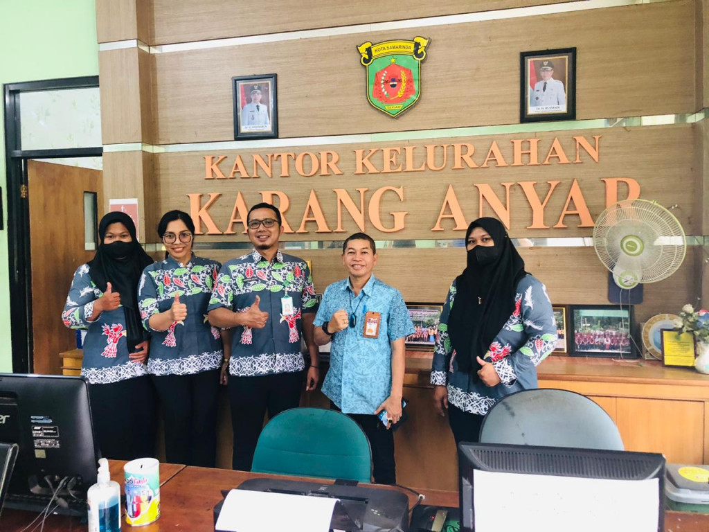 Kunjungan kerja dari Bontang ke Kelurahan Karang Anyar