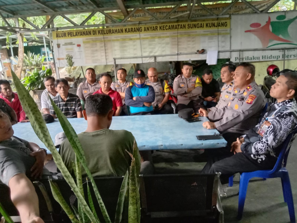 Tatap Muka bersama Kapolsek Sungai Kunjang
