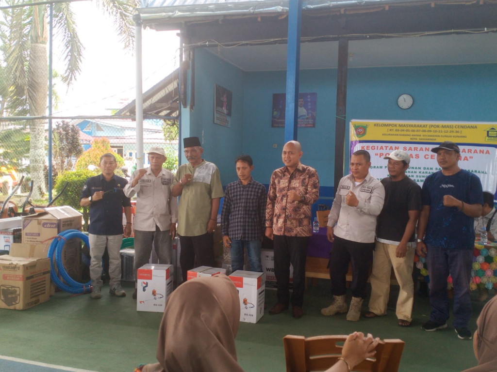 Sarana dan Prasarana Pokmas Cendana dan Meranti-Kahoi, Kel.Karang Anyar