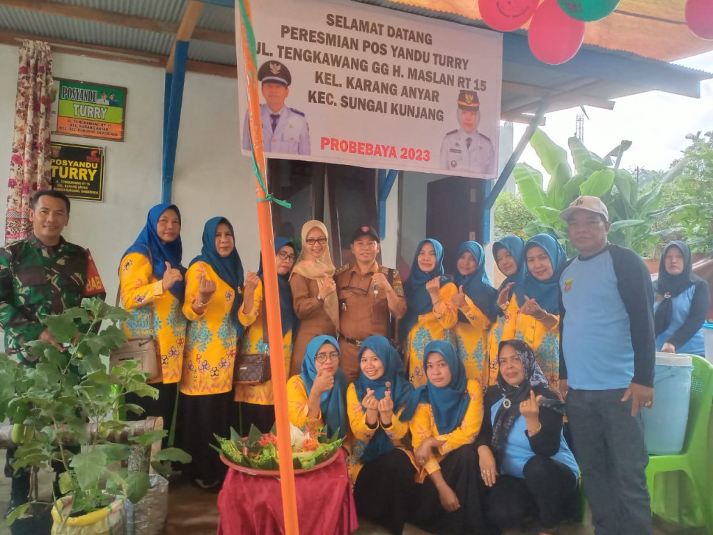 Peresmian Gedung Posyandu Turry