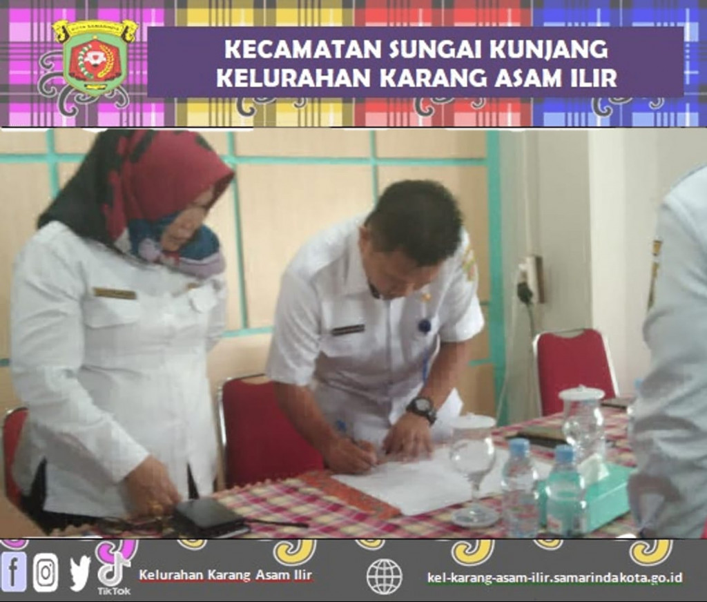Sertijab Camat dan Sekretaris Camat