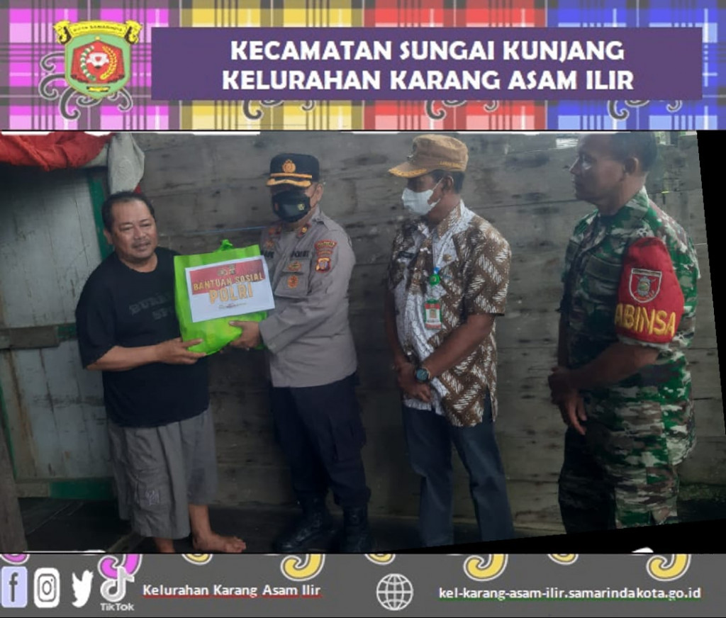 Mendampingi Kapolsek Sungai Kunjang