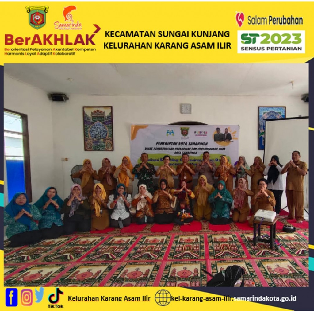 Sosialisasi Konseling Perkawinan Dalam Rangka Pencegahan Stunting yang dilaksanakan oleh Dinas Pemberdayaan Perempuan dan Perlindungan Anak Kota Samarinda di Kecamatan Sungai Kunjang