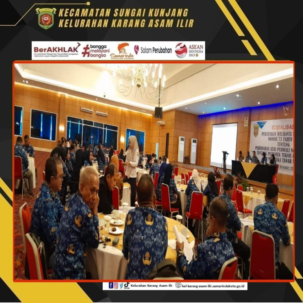 Menghadiri Sosialisasi Peraturan Walikota Samarinda Nomor 73 th 2023