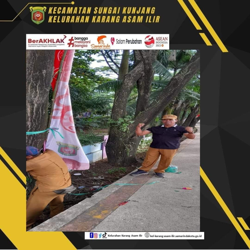 Pemasangan Umbul-Umbul
