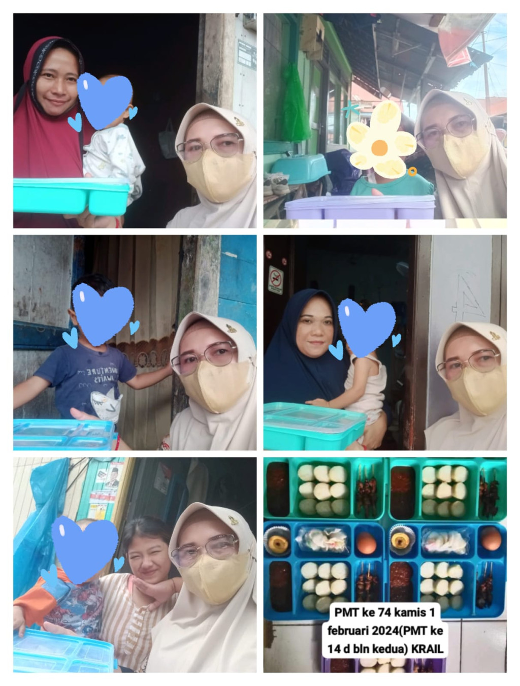 Pemberian PMT Hari ke - 74