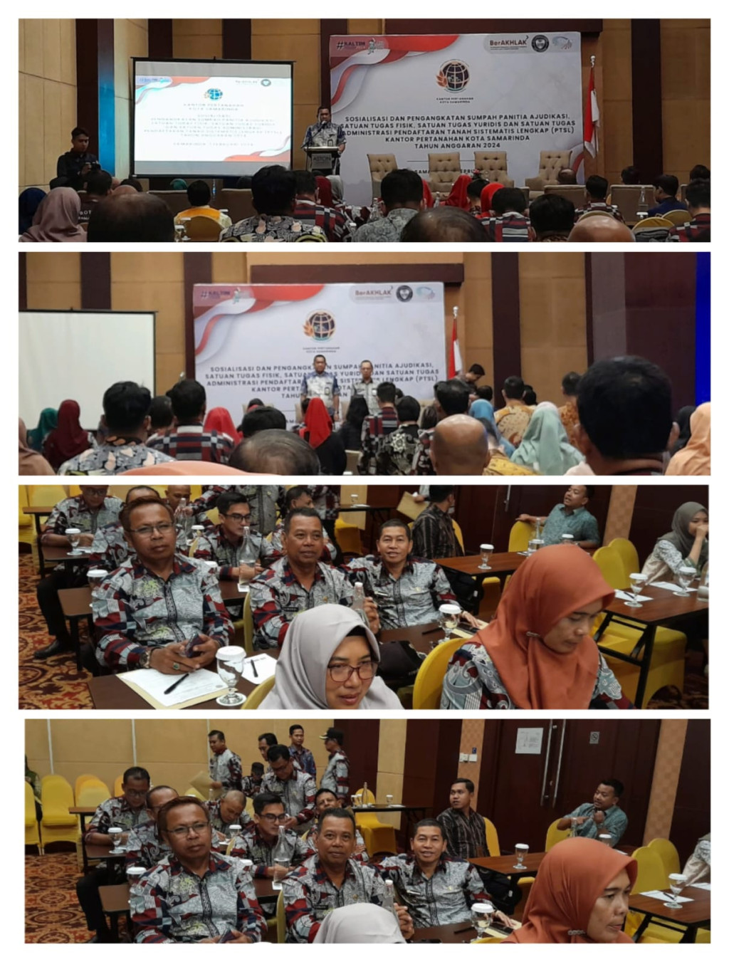 Sosialisasi dan Pengangkatan Sumpah Panitia Ajudikasi Satuan Tugas Fisik