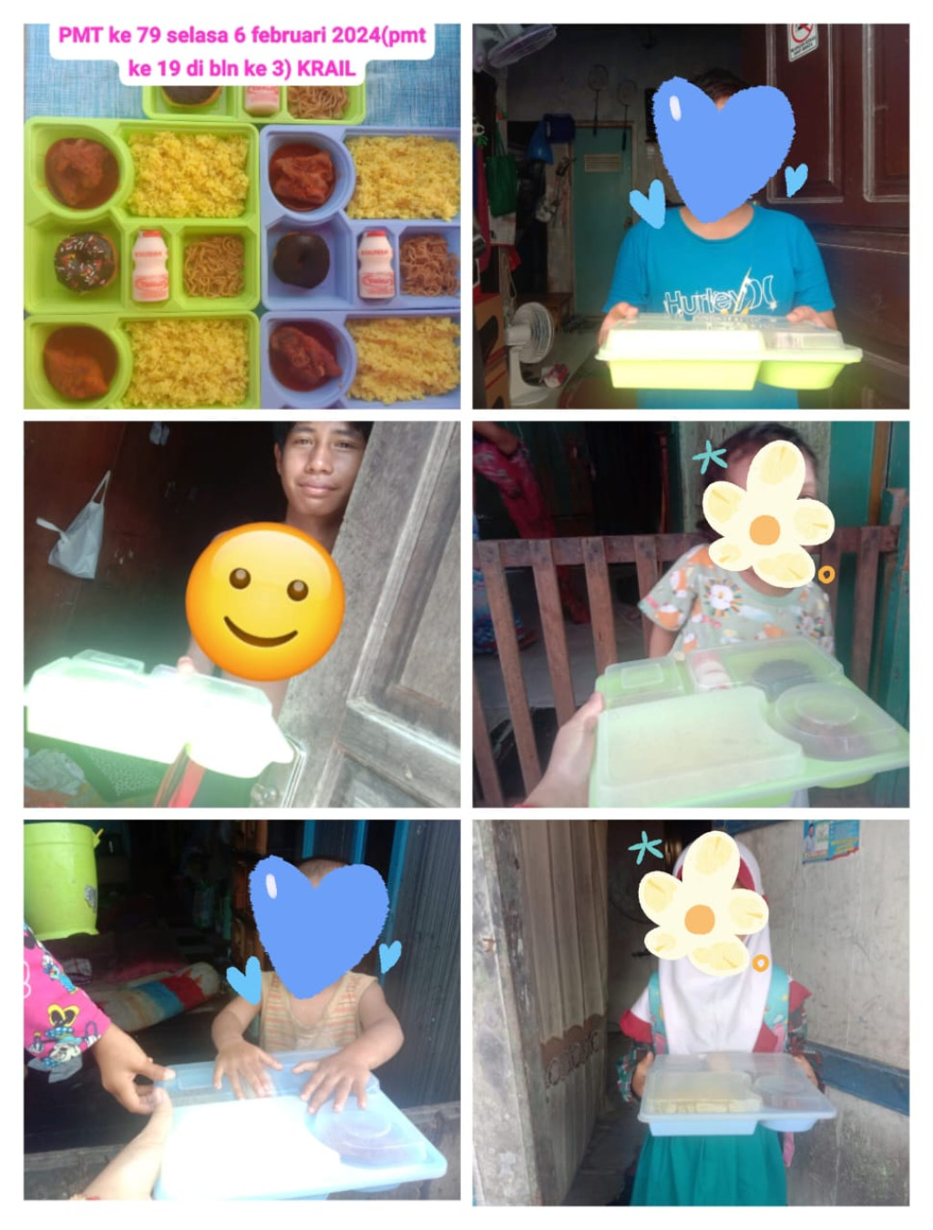Pemberian PMT hari ke - 79