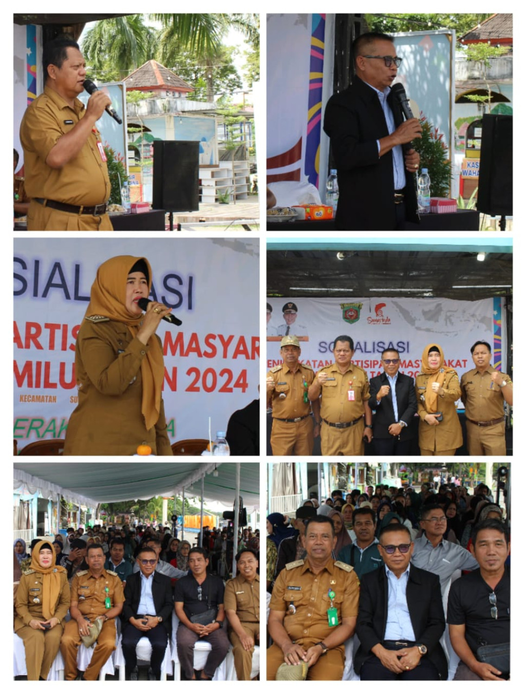 Sosialisasi Peningkatan Partisipasi Masyarakat dalam Pemilu 2024