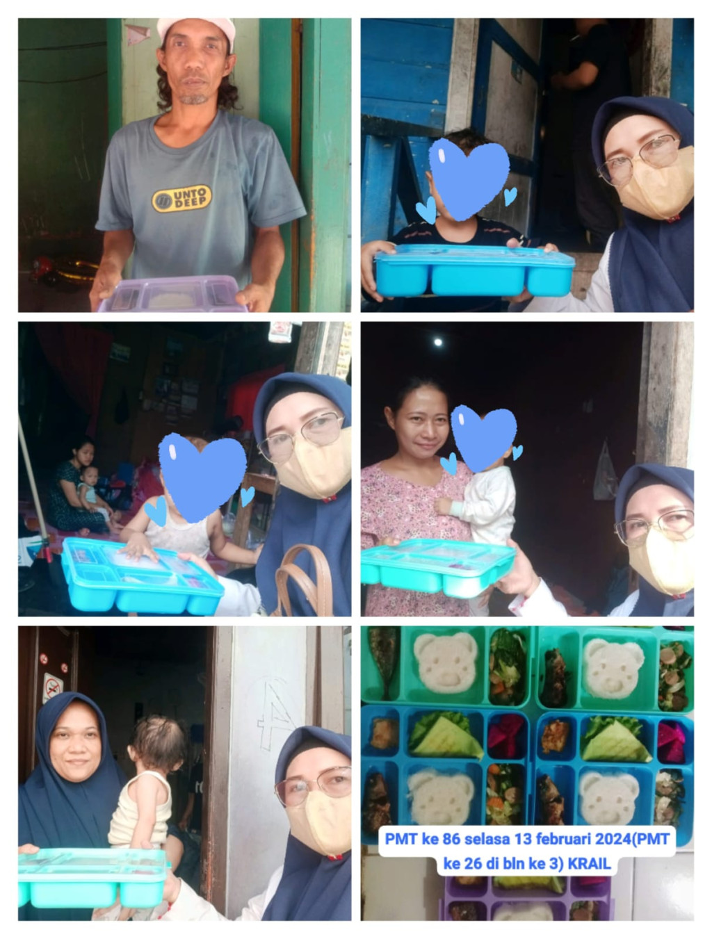 Pemberian PMT Hari ke - 86