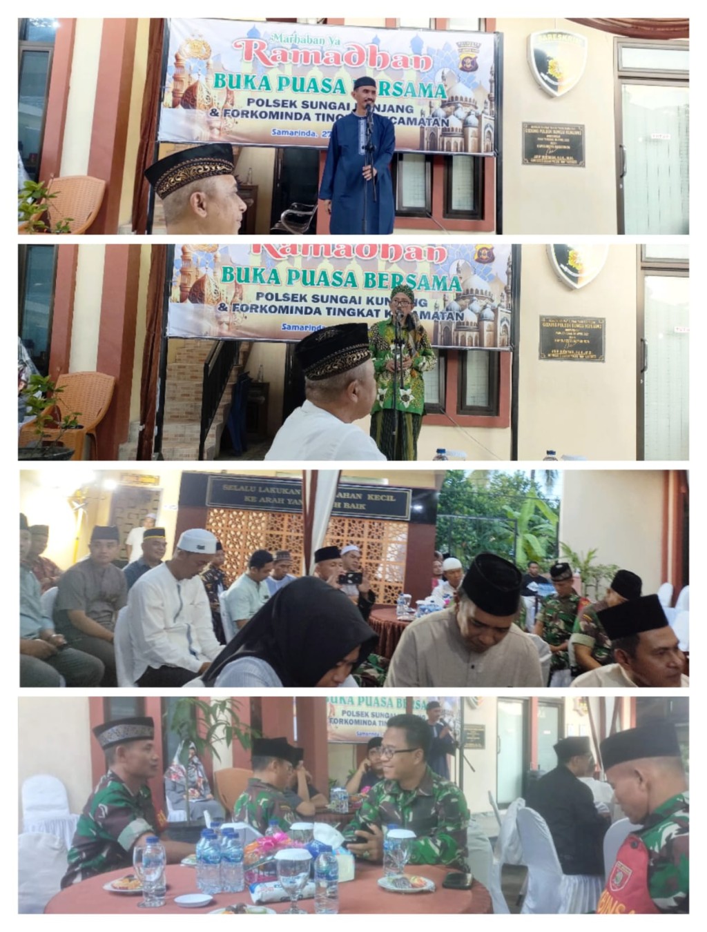 Buka bersama dengan Forkopimda Kecamatan Sungai Kunjang