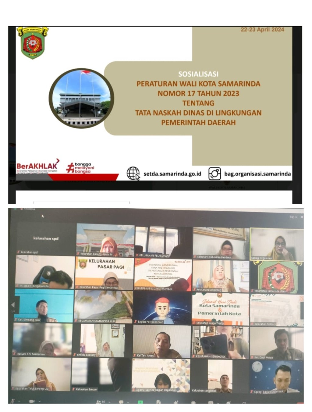 Zoom Meeting Sosialisasi