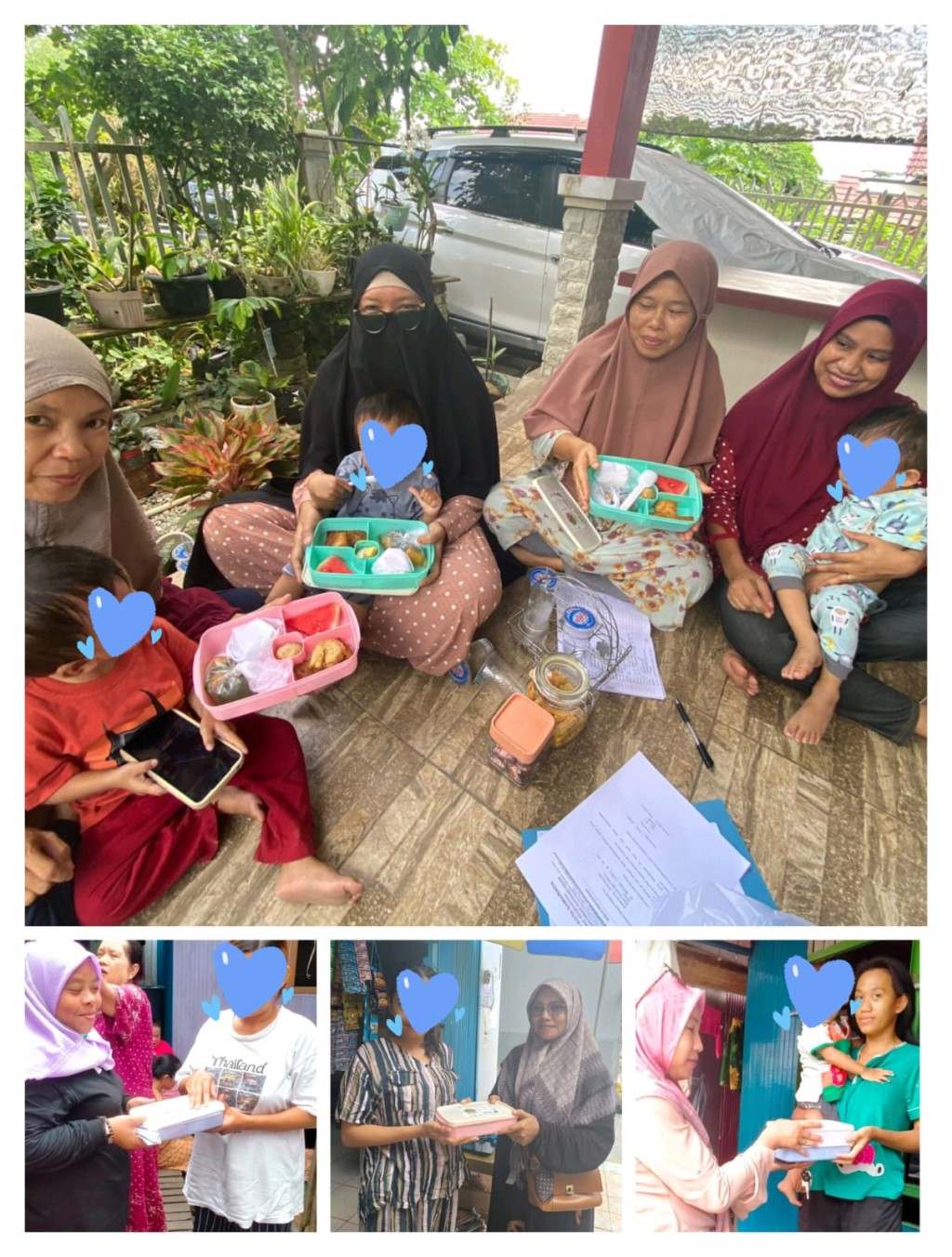 Pemberian PMT Hari ke - 1