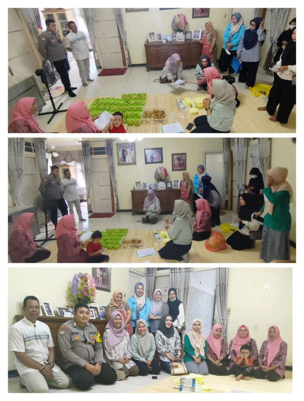 Monitoring Kegiatan Pemberian Makanan Tambahan (PMT) Berbasis Pangan Lokal Bagi Ibu Hamil KEK dan Balita Gizi kurang