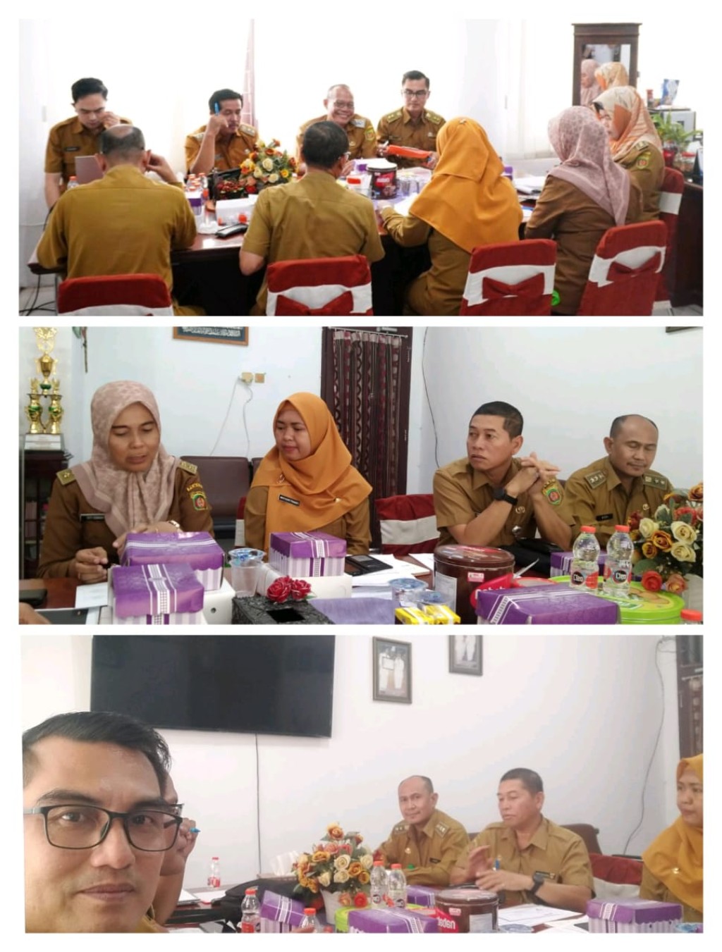 Rapat koordinasi dan Evaluasi Kinerja Keuangan Kelurahan Triwulan 1 dan Hasil Verifikasi Renja Tahun 2025