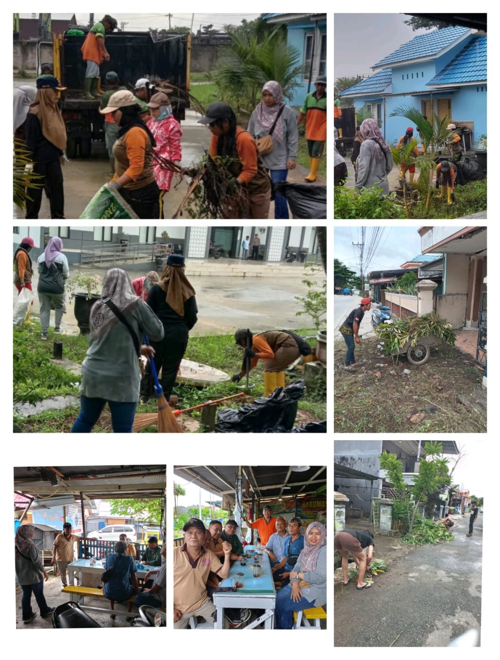 Gotong Royong Rutin Massal Kecamatan Sungai Kunjang