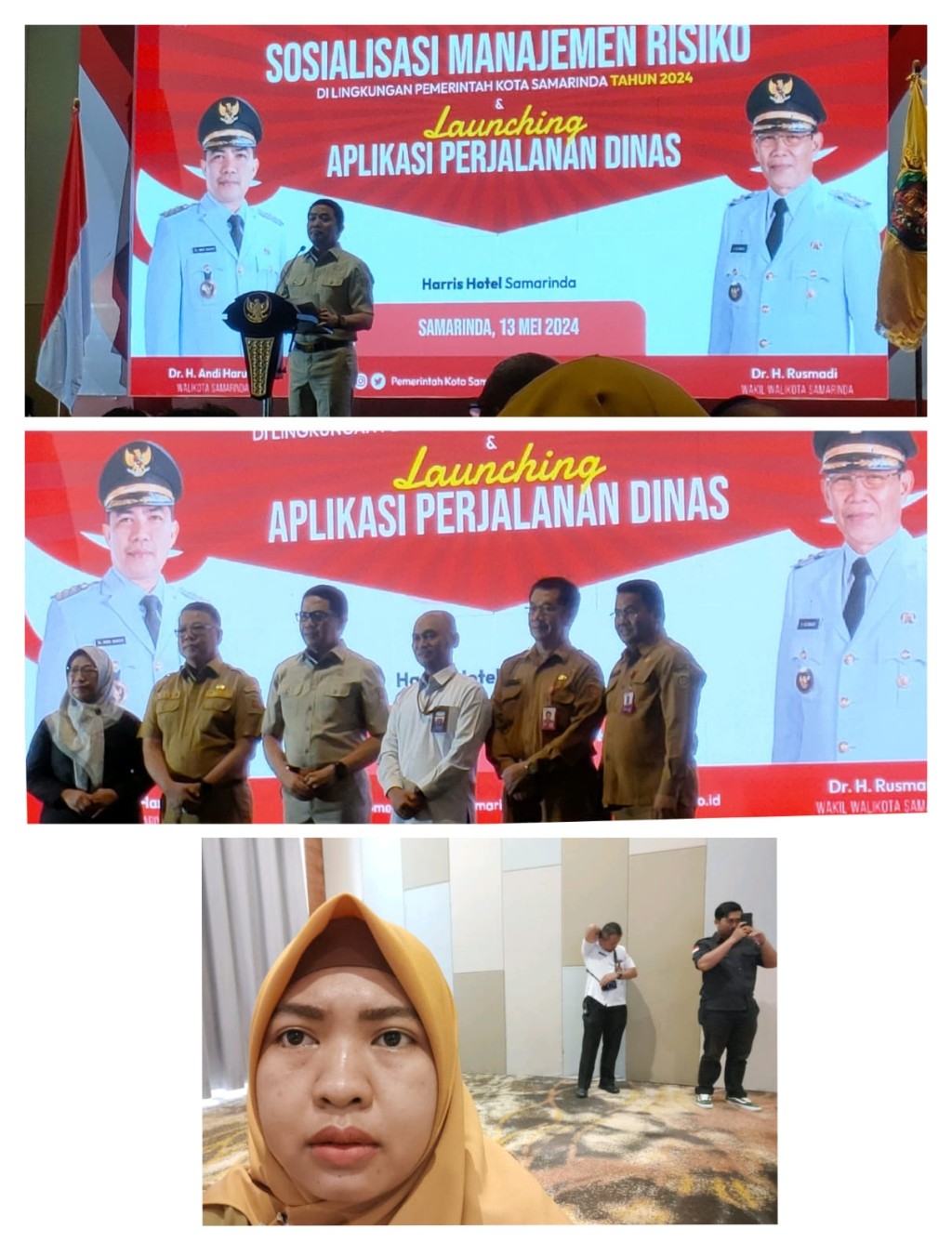 Sosialisasi Manajemen Risiko di Lingkungan Pemerintah Kota Samarinda dan Launching Aplikasi Perjalanan Dinas