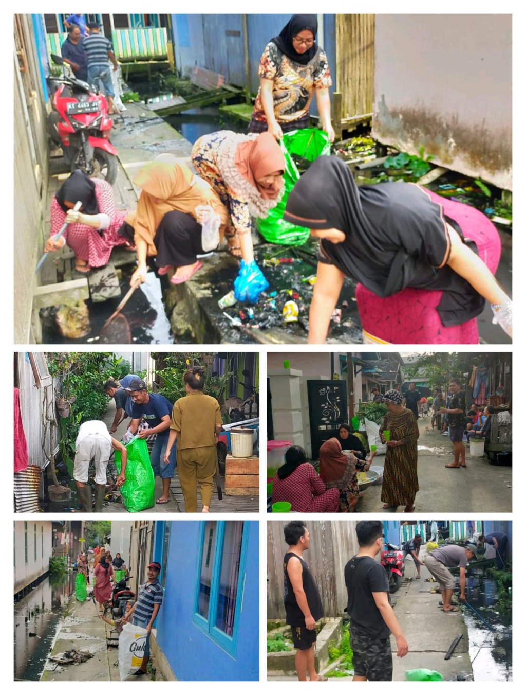 Gotong Royong di RT. 05 dan 27