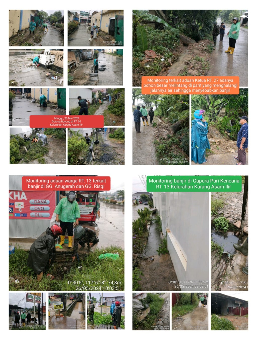 Gotong Royong di RT. 04