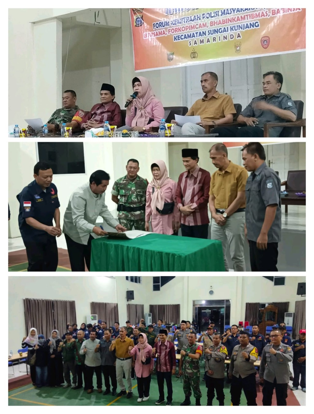 Rakor Kamtibmas dan Pelantikan Pengurus FKPM