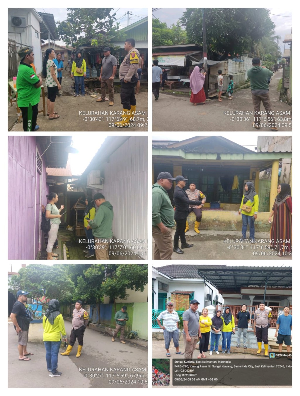 Pendataan Ke RT. 06 Terkait Jalan Yang Belum Ada Lampu Penerangan Jalan Umum (JPU) dan Penanganan Drainase