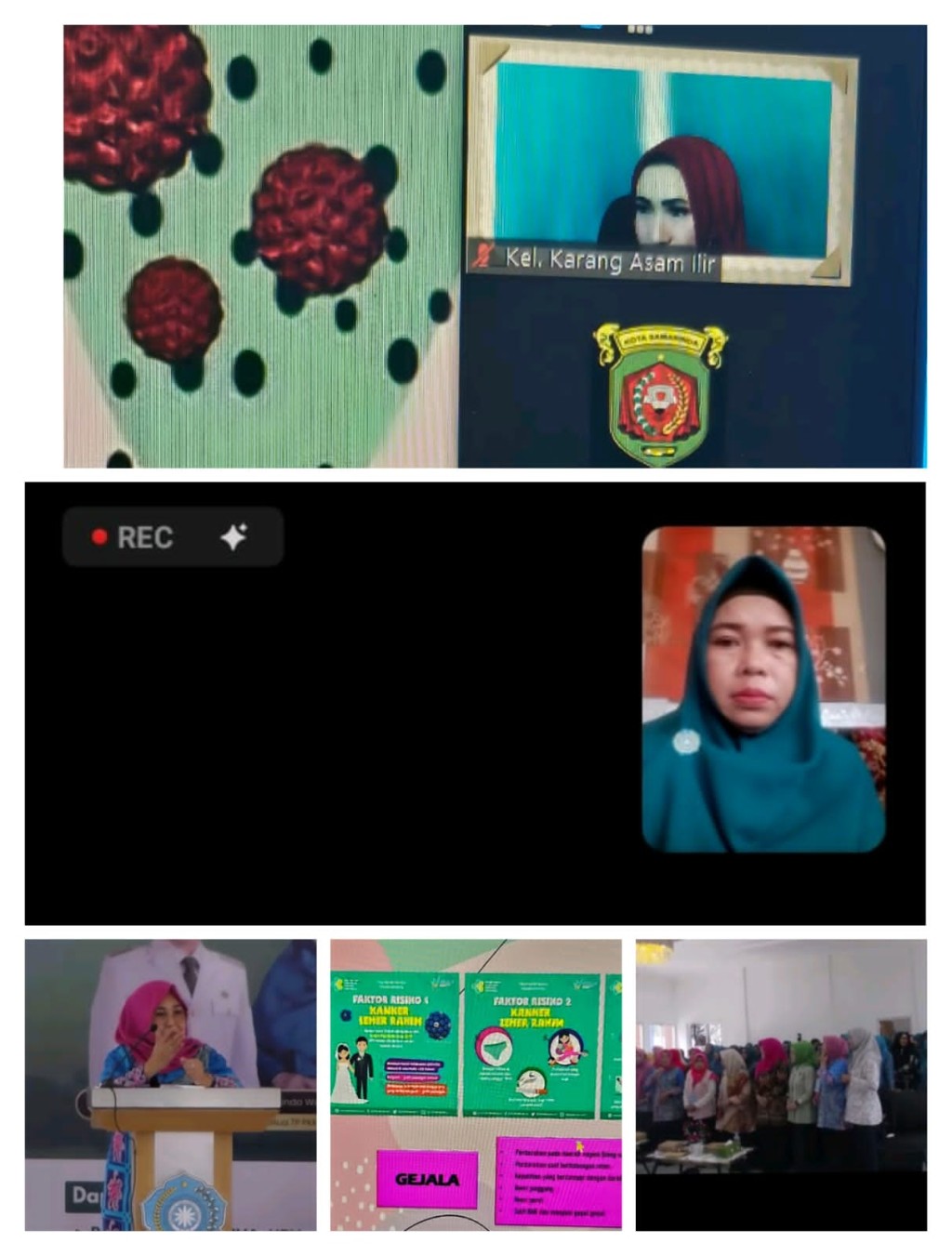 Zoom Meeting Seminar Talk Show Bakti Kesehatan PKK Samarinda