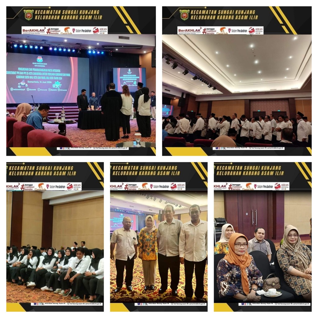 Pengukuhan dan Penandatanganan Pakta Integritas Sekretariat PPK dan PPS Se Kota Samarinda