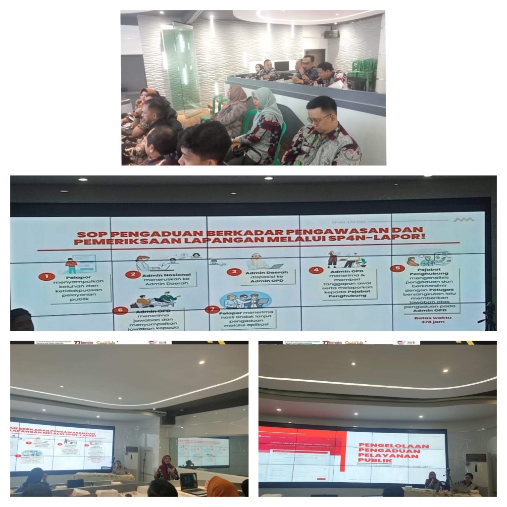 Pelatihan Pengelolaan Pengaduan SP4N- LAPOR