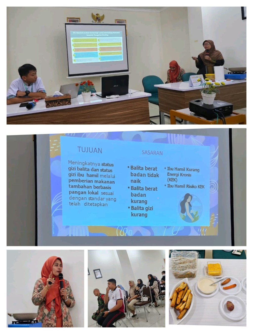 Sosialisasi Persiapan Pelaksanaan Pengadaan Makanan Tambahan (PMT)