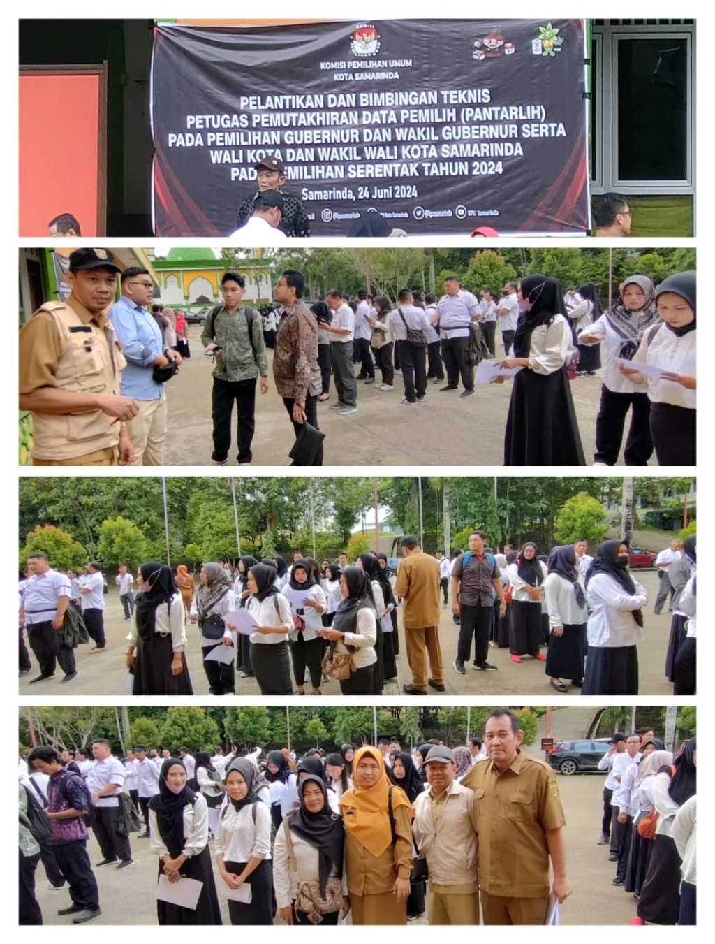 Pelantikan, Pengambilan Sumpah/ Janji dan Penandatanganan Pakta Integritas Anggota Petugas Pemutakhiran Data Pemilih