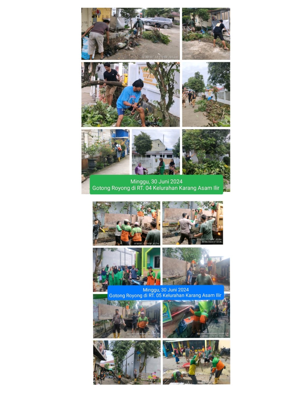 Pelaksanaan Gotong Royong Rutin