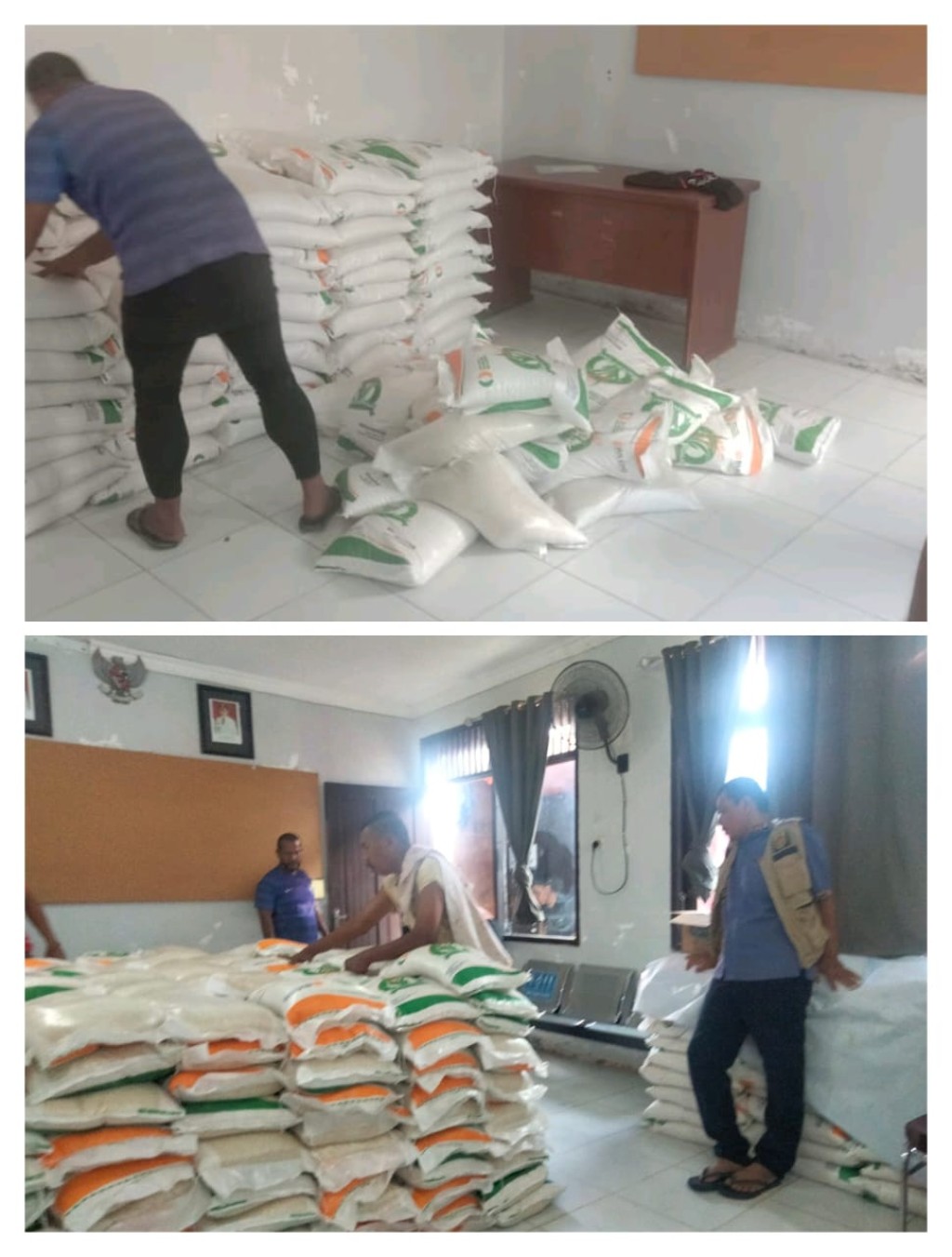 Pendistribusian Cadangan Pangan Pemerintah (CPP) Beras  (Tahap VI) ke Keluarga Penerima Manfaat (KPM) di Wilayah Kelurahan Karang Asam Ilir