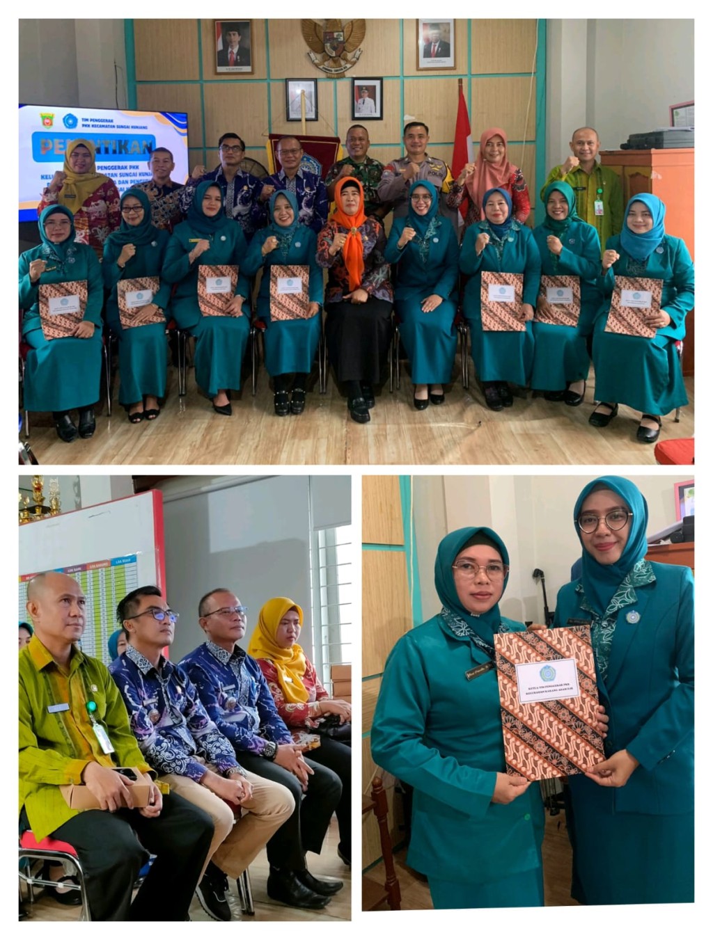 Pelantikan Kepengurusan TP PKK Kecamatan Sungai Kunjang dan Pelantikan TP PKK Kelurahan Se Kecamatan Sungai Kunjang