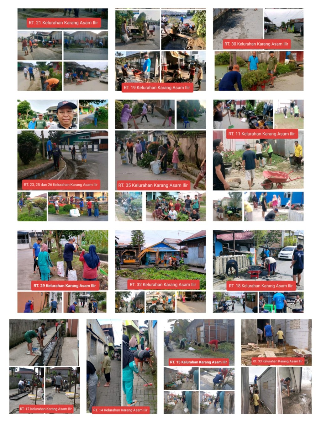 Gorong Royong Rutin Kelurahan