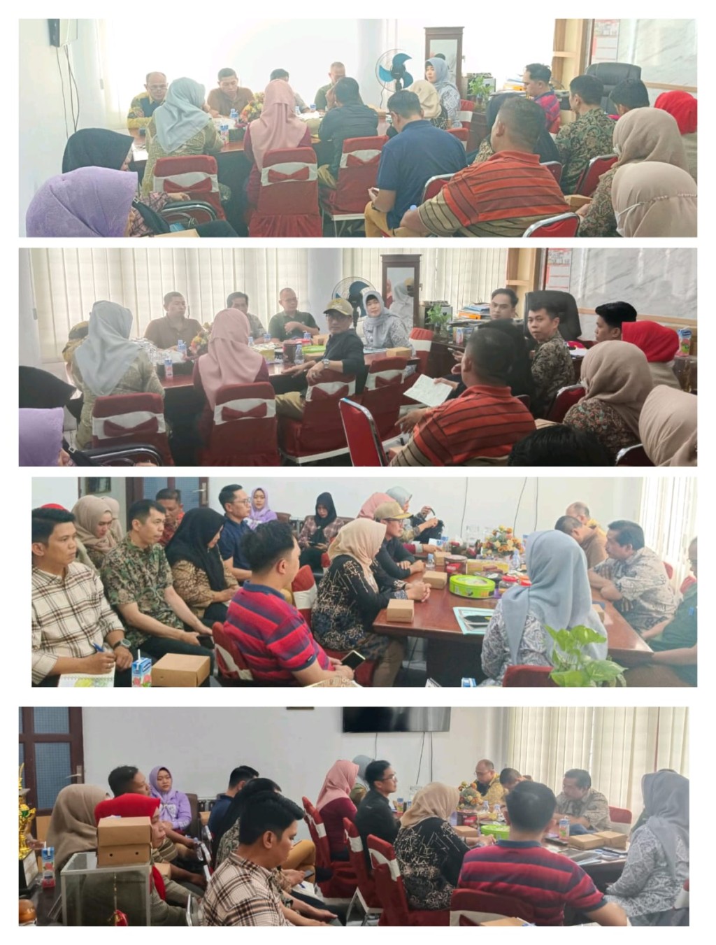 Rapat Koordinasi di Kecamatan Sungai Kunjang