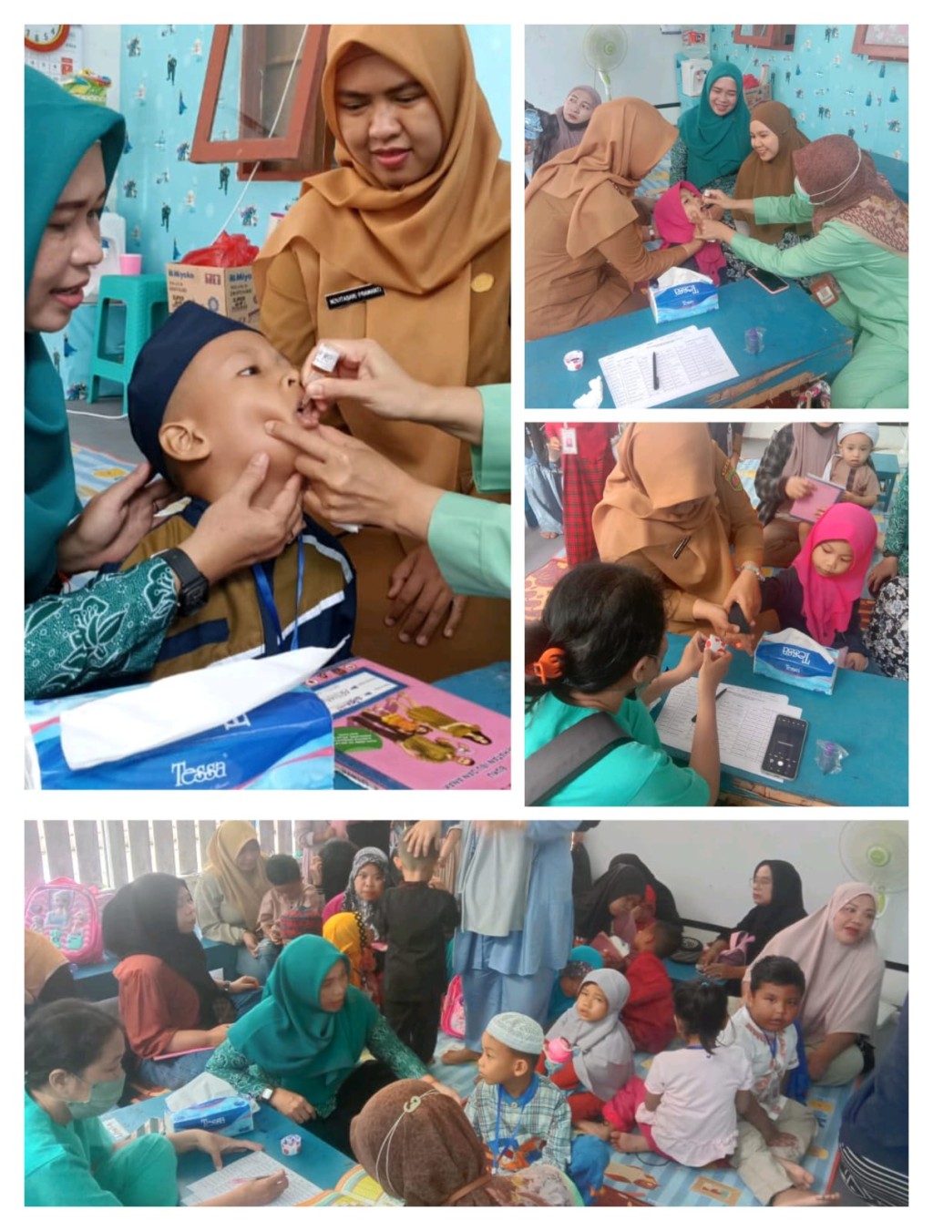 Pekan Imunisasi Nasional (PIN) Polio di Rumah Kreatif Borneo Madani Samarinda