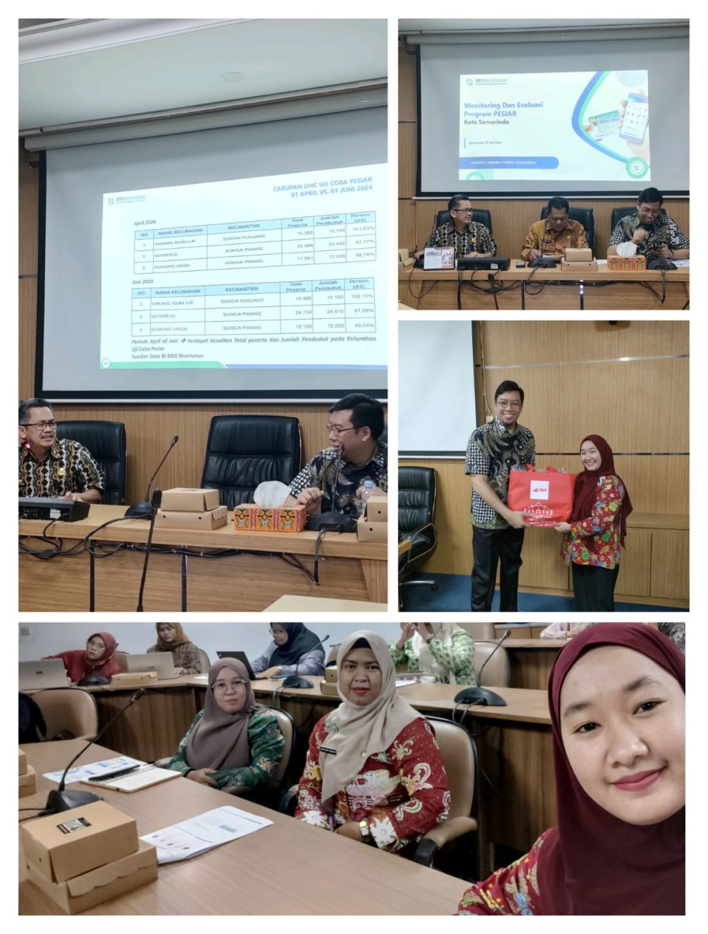 Rapat Forum Koordinasi, Monitoring dan Evaluasi Implementasi Pelaksanaan Petakan, Sisir, Advokasi dan Registrasi (PESIAR) di Wilayah Kota Samarinda