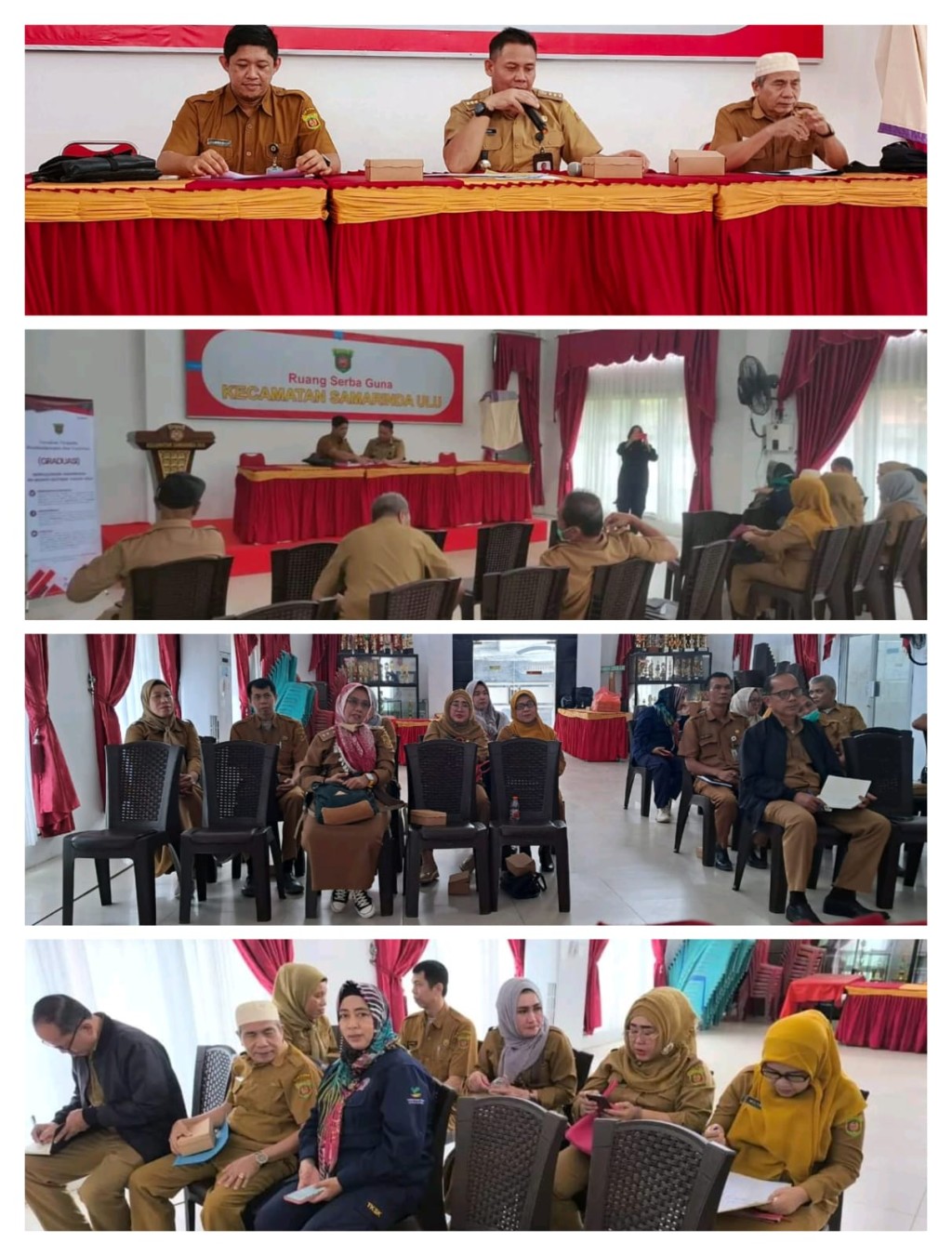Rapat Koordinasi Rekonsiliasi Data dan Pembahasan Intervensi 299 Miskin Ekstrem yang dilaksanakan oleh Dinas Sosial dan Pemberdayaan Kota Samarinda