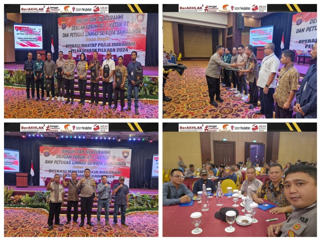 Binluh dan Silaturahmi dengan Forum RT/ Ketua RT dan Petugas Linmas Se Kota Samarinda