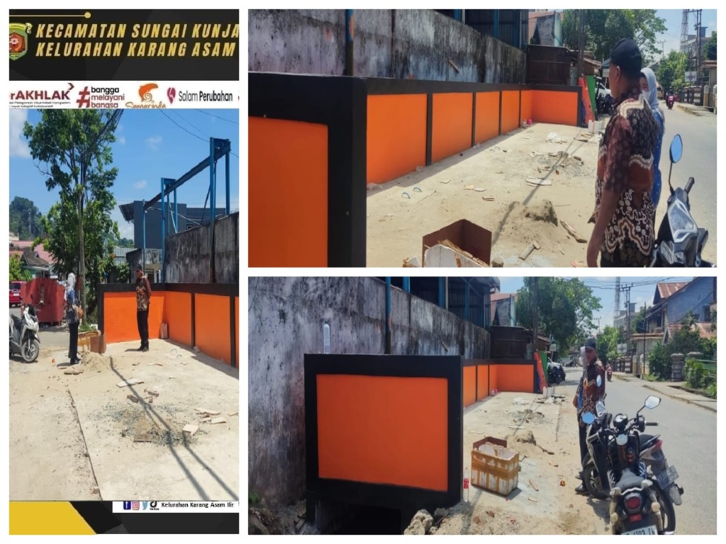 Monitoring pembangunan TPS di Jl. Adam Malik RT. 20