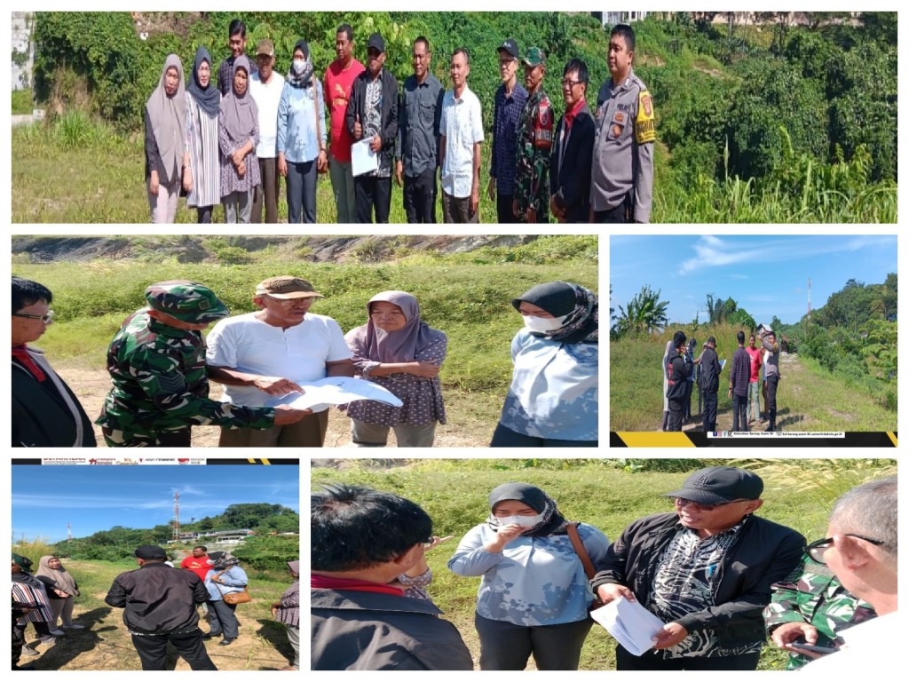 Peninjauan lapangan izin pematangan lahan milik PT. Agus Bersaudara Prima