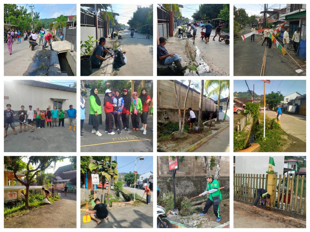 Pelaksanaan Gotong Royong di Wilayah RT. 25, 27, 28, 29 dan 34