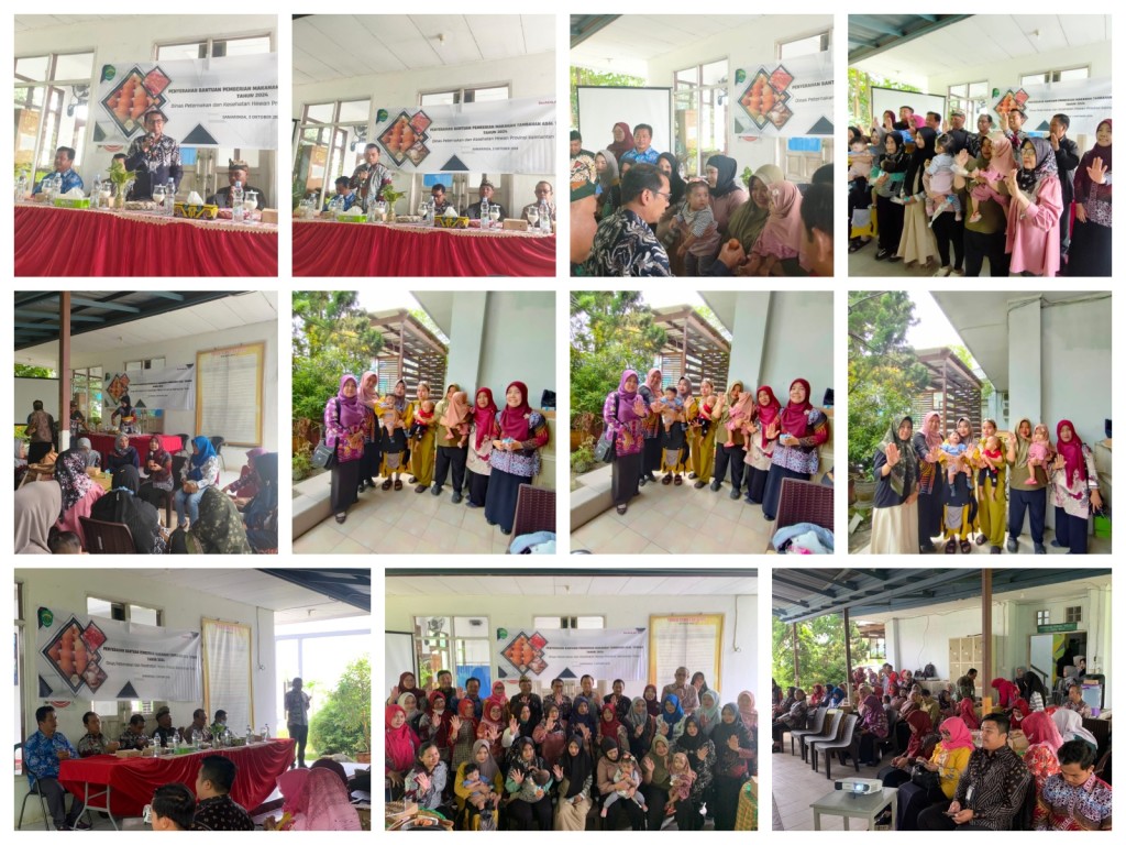 Penyerahan Simbolis Bantuan Pemberian Makanan Tambahan Asal Ternak Tahun 2024