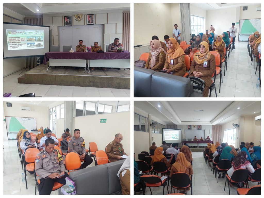 Diseminasi dan Publikasi Data Gizi KIA Kecamatan Sungai Kunjang Tahun 2024
