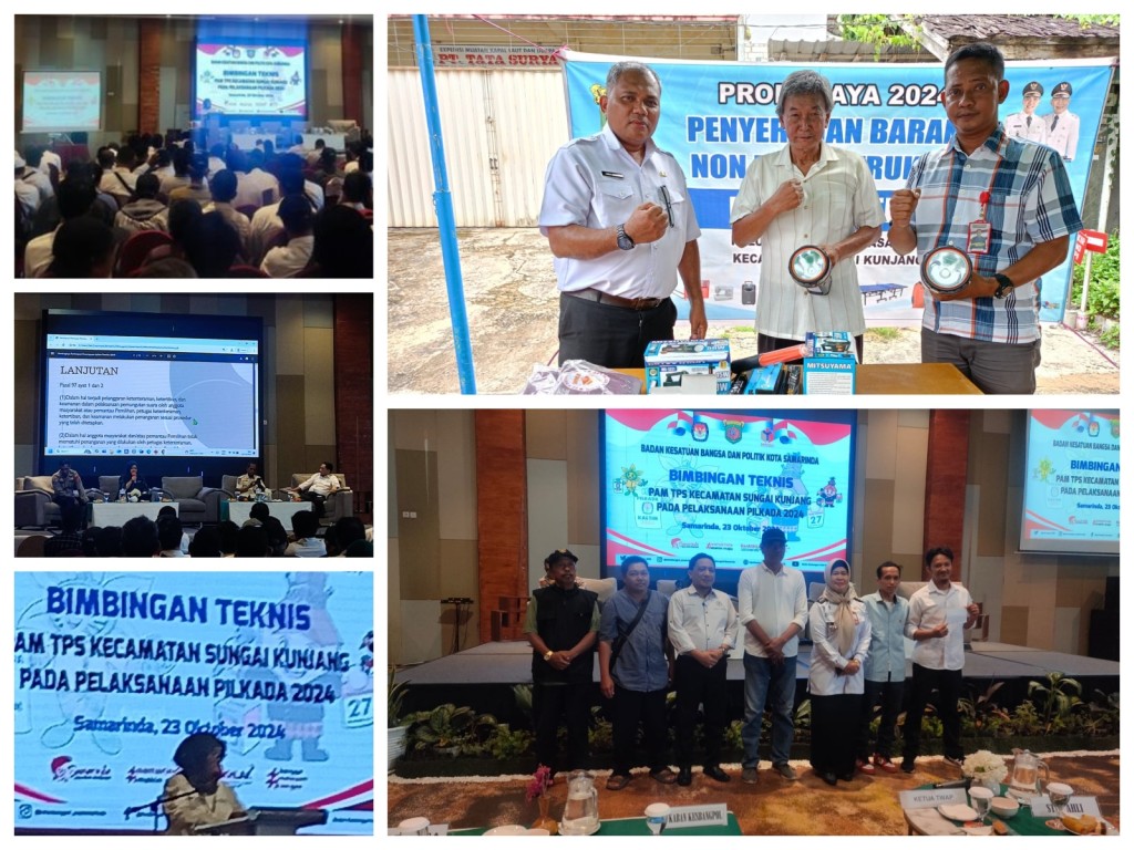 Bimtek PAM TPS yang diselenggarakan oleh Badan Kesbangpol Kota Samarinda