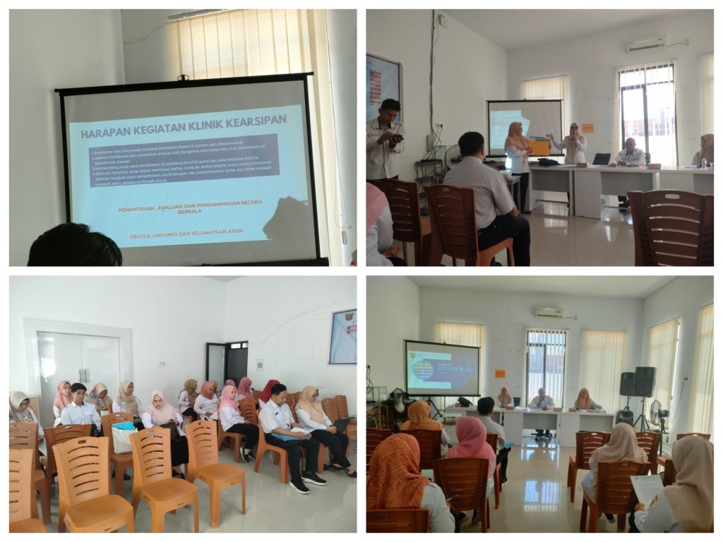 Kegiatan Klinik Kelas Kearsipan dan Pendampingan Arsip Pemekaran Kecamatan dan Kelurahan yang dilaksanakan oleh Dinas Perpustakaan dan Kearsipan Kota Samarinda