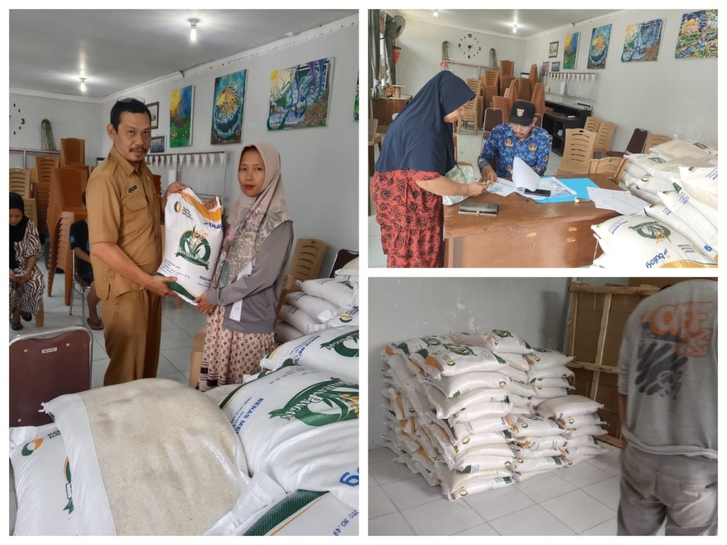 Menerima dan mendistribusikan Beras Cadangan Pangan Pemerintah (CPP) ke Keluarga Penerima Manfaat (KPM)